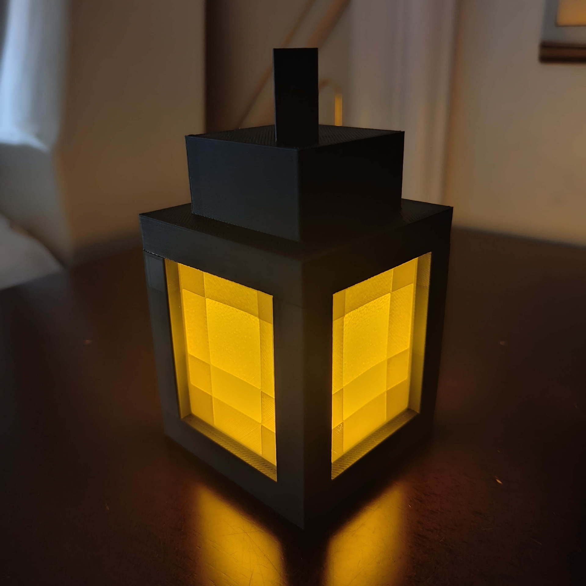 MINECRAFT Rechargeable Night Light Portable Bedside Lamp