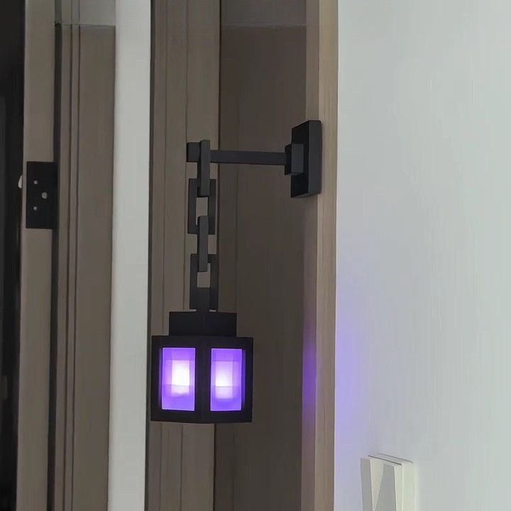 MINECRAFT Rechargeable Night Light Portable Bedside Lamp