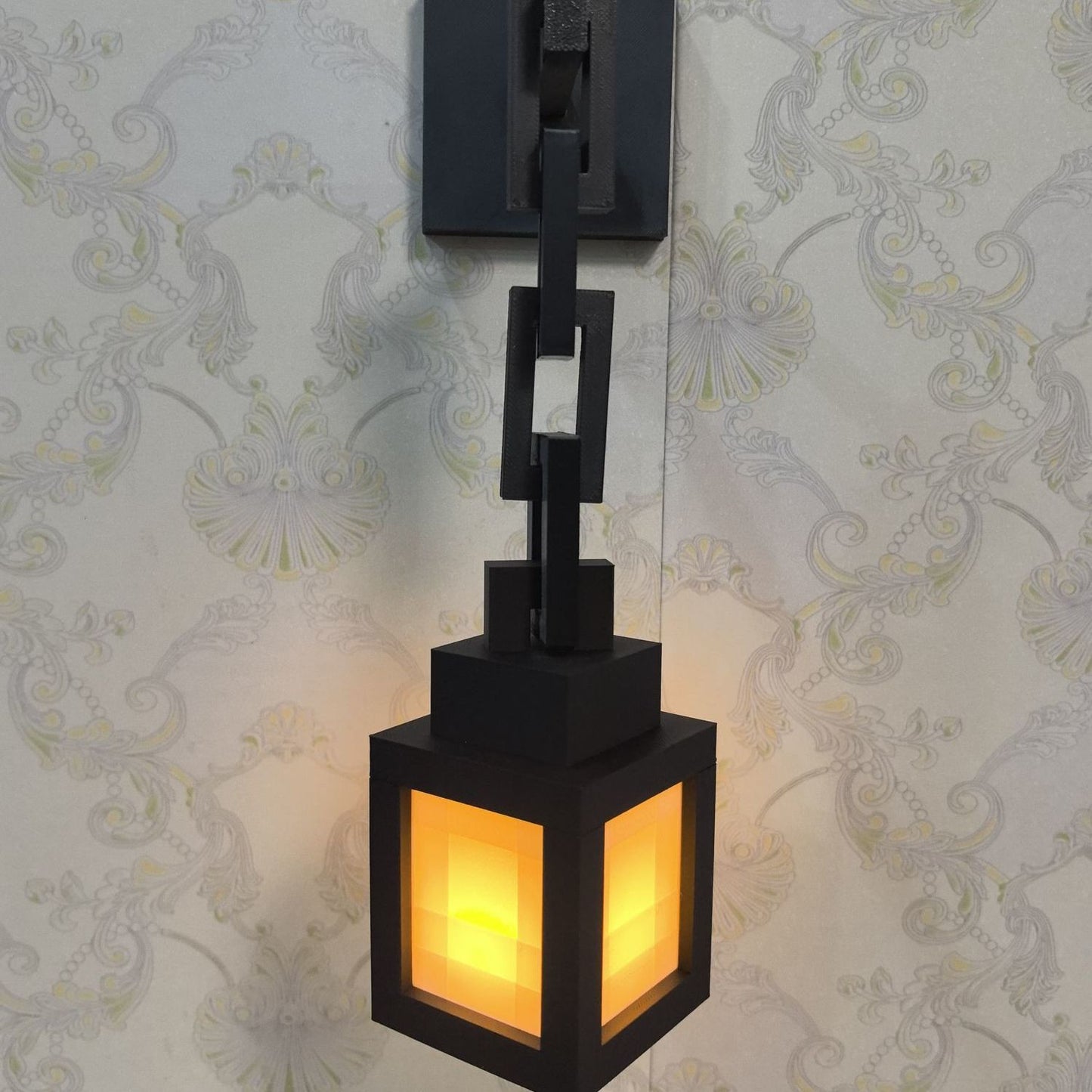 MINECRAFT Rechargeable Night Light Portable Bedside Lamp