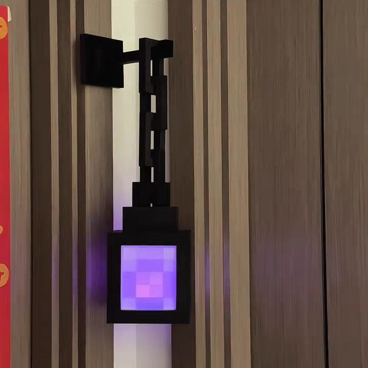 MINECRAFT Rechargeable Night Light Portable Bedside Lamp