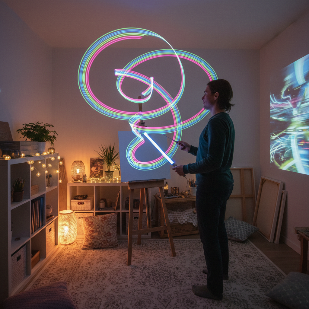 Build a website meant for ages 16-40 for an LED stick